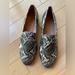 Madewell Shoes | Madewell Alex Loafer In Snake Embossed Leather - Size 8 | Color: Gray | Size: 8