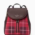 Kate Spade Bags | Kate Spade Leila Plaid Backpack | Color: Brown/Red | Size: Os