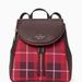 Kate Spade Bags | Kate Spade Leila Plaid Backpack | Color: Brown/Red | Size: Os