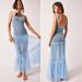 Free People Dresses | Free People Smock About It Slip Dress Blue Small Nwt | Color: Blue | Size: S