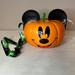 Disney Holiday | Disney Parks Mickey Mouse Halloween Lidded Pumpkin Popcorn Bucket With Strap | Color: Orange | Size: Os
