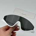 Gucci Accessories | Gucci Gg1650s 007 Brand New Sunglasses White Grey Unisex Shield Mask | Color: Gray/White | Size: Os