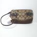 Coach Bags | Coach Small Bag Wristlet Purse Brown Clutch Wallet Zip Around Pouch Soft New | Color: Brown | Size: Os