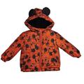 Disney Jackets & Coats | Disney's Mickey Mouse Fleece Lined Puffer Jacket Red Boys Size 18 Months | Color: Black/Red | Size: 18-24mb