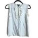 J. Crew Tops | J. Crew Blouse Top 100% Silk Ivory Ruffle Women Size 0 Front Hook Closure Neck | Color: Cream/White | Size: 0