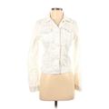 J Brand Denim Jacket: Short White Jackets & Outerwear - Women's Size X-Small