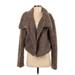 Favlux fashion Faux Fur Jacket: Short Brown Print Jackets & Outerwear - Women's Size Small