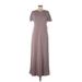 Lularoe Casual Dress - Maxi: Gray Marled Dresses - Women's Size Small