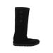 Ugg Australia Boots: Black Solid Shoes - Women's Size 9 - Round Toe