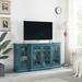 Storage Buffet Sideboard TV Console Cabinet with Glass Door and Adjustable Shelves Console Table for Living Room Bedroom Kitchen