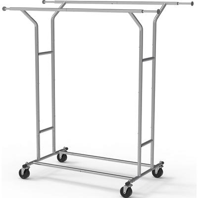 Heavy Duty Double Rail Clothing Garment Rack