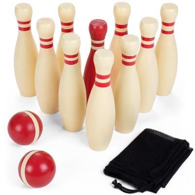 Wooden Lawn Bowling Set - 8.75