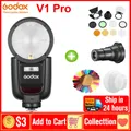Godox V1 Pro V1Pro V1-C V1-N V1-S V1-F TTL Li-ion Round Head Camera Flash Wireless Speedlight For