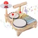 Wooden Xylophone Drum Set For Toddlers Montessori Baby Musical Instruments Toys Drum Set Percussion