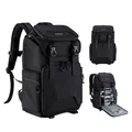 K&F CONCEPT Large Capacity Waterproof Camera Backpack 15.6inch Laptop Bag for Sony Nikon Canon