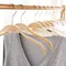 Solid Wood Clothes Hanger Non-slip Clothes Drying Rack for Clothes Household Pants Dress Hangers for