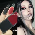 Biya 2 Color Eyeshadow Red Black Palate Matte Eye Shadow Dark Smoky Cosmetics Makeup Party Halloween