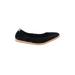 TOMS Flats: Black Solid Shoes - Women's Size 8 - Round Toe