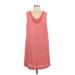 Nic + Zoe Casual Dress - Shift: Pink Dresses - Women's Size Large