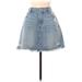 Gap Denim Mini Skirt Mini: Blue Solid Bottoms - Women's Size 33