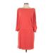 Jessica Simpson Casual Dress - Midi: Red Solid Dresses - Women's Size 10