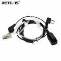 Retevis EAK006 PTT/VOX Switch Headset Covert Acoustic Tube 2Pin Earpiece for Baofeng UV 5R RT622