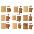 12 Pcs Vintage Kraft Paper Writing Paper European Style Paper For Letter Writing Letter Paper