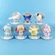 Random One Sanrio Shell Blue Sea Holiday Series Doll Model Toy Cinnamoroll Pochacco Anime Figure