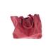 Coach Factory Leather Tote Bag: Pebbled Red Solid Bags