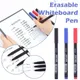 0.5mm Tip Teaching Office School Study Pen Marker Pens Dry Erasing Pen Erasable Whiteboard Pen