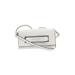 Henri Bendel Leather Crossbody Bag: Silver Bags