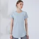 Summer Yoga Shirts Women Breathable Short Sleeve Sport T-shirt Quick Dry Slim Running Shirt O-Neck