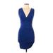 Soprano Cocktail Dress - Bodycon: Blue Dresses - New - Women's Size X-Small