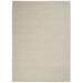 White 87 x 63 x 0.87 in Area Rug - Nourison Rectangle Calvin Klein Rectangle 5'3" X 7'3" Area Rug | 87 H x 63 W x 0.87 D in | Wayfair 099446798770