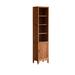 RARLON 82.6" H x Solid Wood Standard Bookcase Wood in Brown | 82.6 H x 19.3 W x 13.7 D in | Wayfair 04YQ38RVLQ921A3TV4