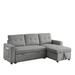 Gray Sectional - Latitude Run® 78.5" Square Arm | Wayfair 99E49AF3A9974624A4E071D6003C9EC2