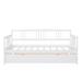 Red Barrel Studio® Size Daybed Wood Bed w/ Size Trundle in White | Twin | Wayfair 41B710FFEE8240068438B72963F52711