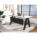 Latitude Run® Modern A-Frame Desk Executive Desk in White | 30" H x 60" W x 30" D | Wayfair E476492EA4344C0895404CBBEE884C74