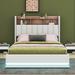 Ivy Bronx Queen Size Upholstered Platform Bed w/ Storage Headboard | Full | Wayfair 149B74BA433B4D49BFF323FBB18280FA