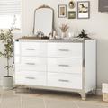 Mercer41 Elegant High Gloss Dresser in White | Wayfair 743C1DBF1C7542BDBF55E98730A9151B