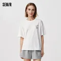 Semir 2024 t-shirt a maniche corte donna antibatterica estate allentata Top Trendy New Style t-shirt