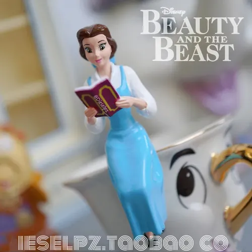 1pcs 6 5 cm überlegene Qualität Disney Beauty und das Biest Glocke Prinzessin Cup Edge Puppe