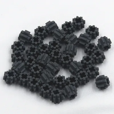 MOC Bausteine Selbst-Verriegelung Ziegel Technische teile 40 stücke Technische GETRIEBE RAD T = 8 Image