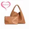 Frauen Luxus Leder Handtasche handgemachte Strick Dame Mode Mode weibliche hand gewebte Korb