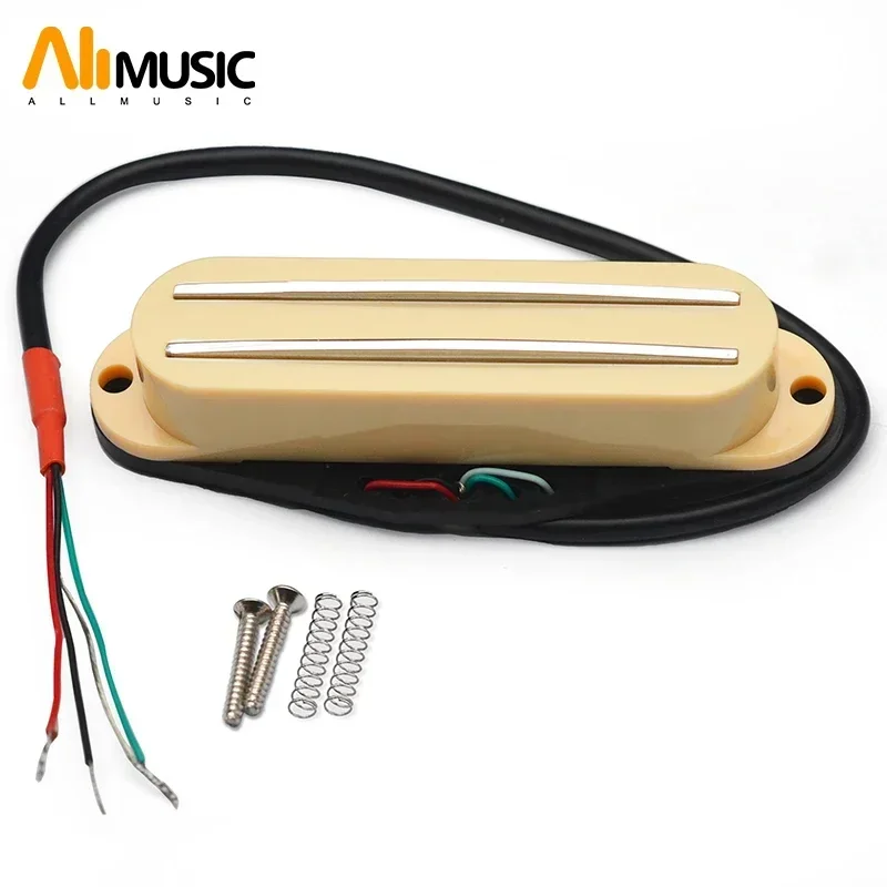 Alnico V Mini Humbucker Twin Blade Pickup Mini Dual Rail 9K für E-Gitarre Ersatz Mehrfarbig Image