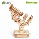 Ury 3d Holz puzzle Globus drehbares Modell mechanische Ausrüstung Kit Baustein Spielzeug Hand