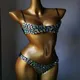 2024 Venus Urlaub sexy aushöhlen Diamant Bikini Set Mosaik Push-up Bling Steine Bade bekleidung