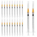 50 Stück 1ml Spritze mit Needle-25G 1 Zoll Nadel Labor liefert wie gezeigt Kunststoff Luer Lock