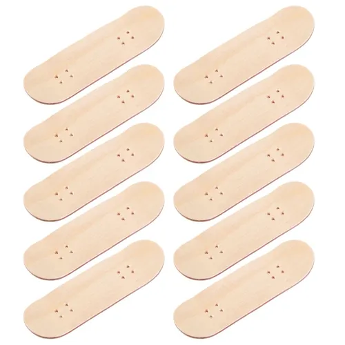 10 Stück neue Ersatz Holzbrett Finger Skateboard Teile für Finger Skateboards