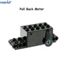 Technische Teile zurückziehen Motor 9x4x2 kompatibel mit Legoeds Bausteinen Moc zurückziehen Auto